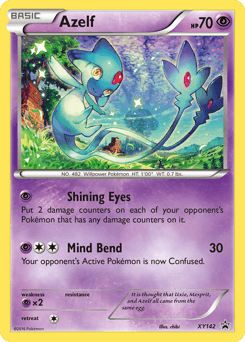 Azelf XY142 — XY Black Star Promos