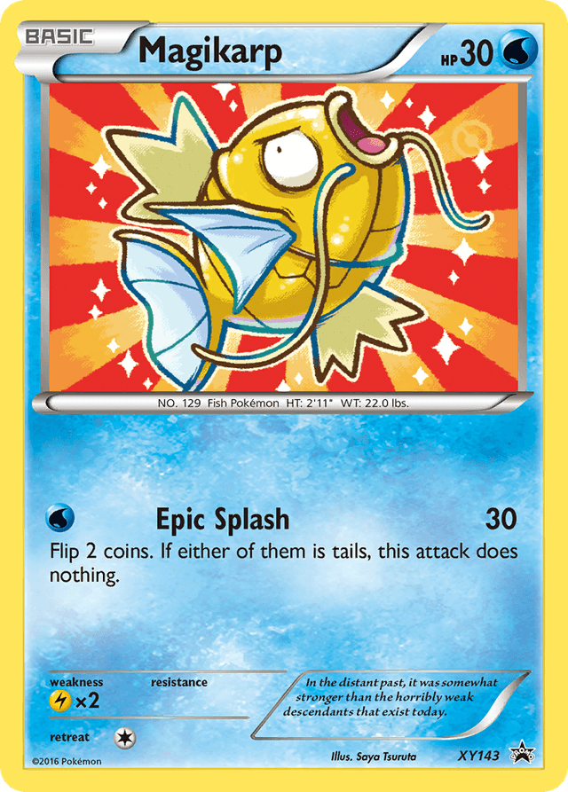 Carta Magikarp XY143/211 do set XY Black Star Promos — Pokémon TCG | Bynx