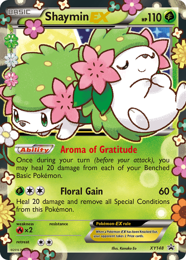 Carta Shaymin-EX XY148/211 do set XY Black Star Promos — Pokémon TCG | Bynx