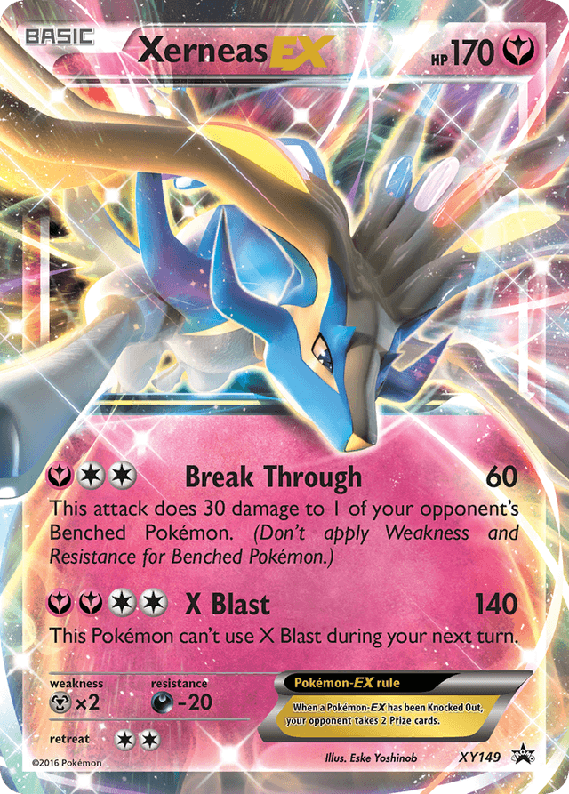 Carta Xerneas-EX XY149/211 do set XY Black Star Promos — Pokémon TCG | Bynx