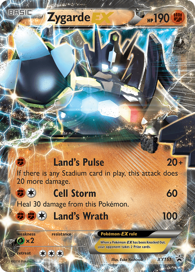 Carta Zygarde-EX XY151/211 do set XY Black Star Promos — Pokémon TCG | Bynx
