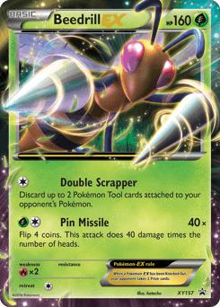 Beedrill-EX XY157 — XY Black Star Promos