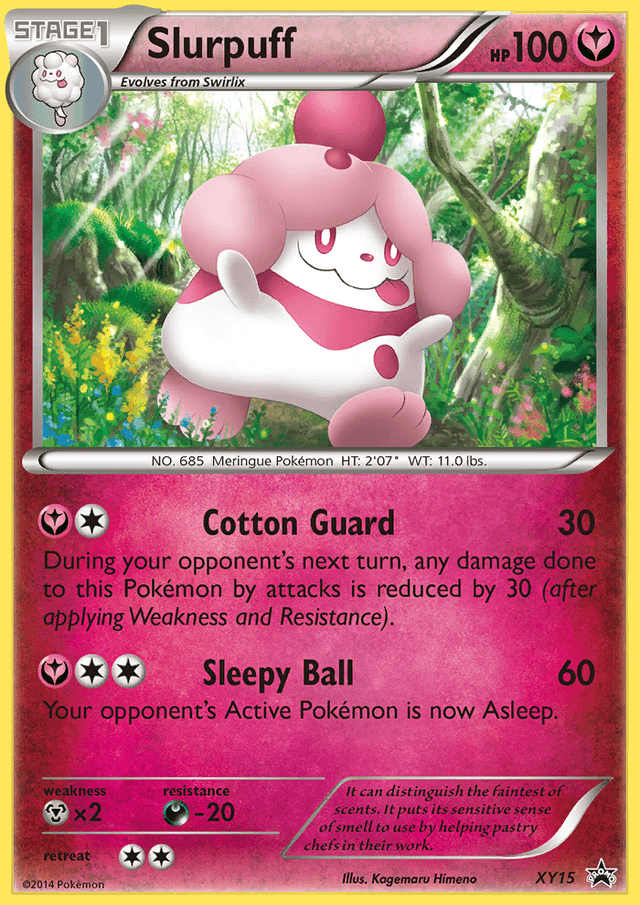 Carta Slurpuff XY15/211 do set XY Black Star Promos — Pokémon TCG | Bynx
