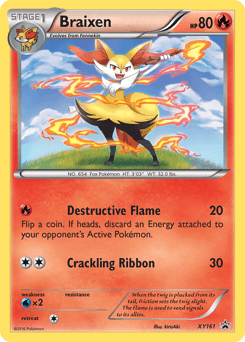 Braixen XY161 — XY Black Star Promos