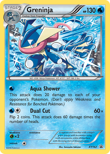 Carta Greninja XY162/211 do set XY Black Star Promos — Pokémon TCG | Bynx