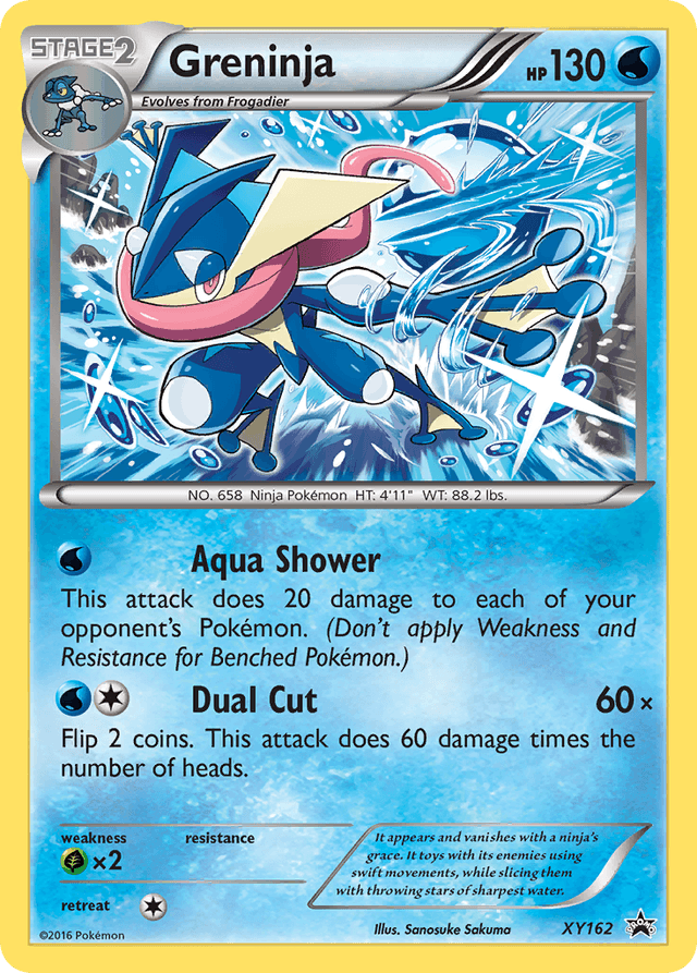 Carta Greninja XY162/211 do set XY Black Star Promos — Pokémon TCG | Bynx