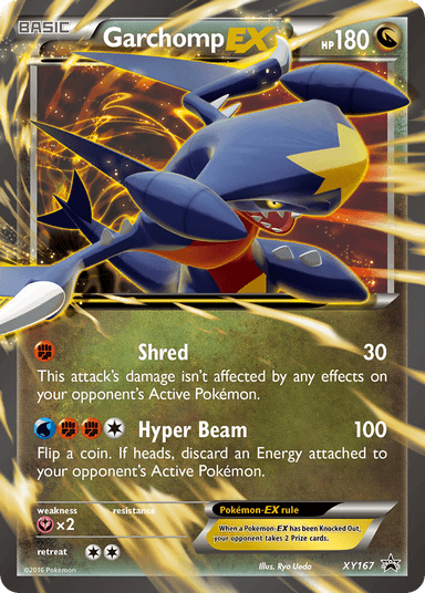 Carta Garchomp-EX XY167/211 do set XY Black Star Promos — Pokémon TCG | Bynx