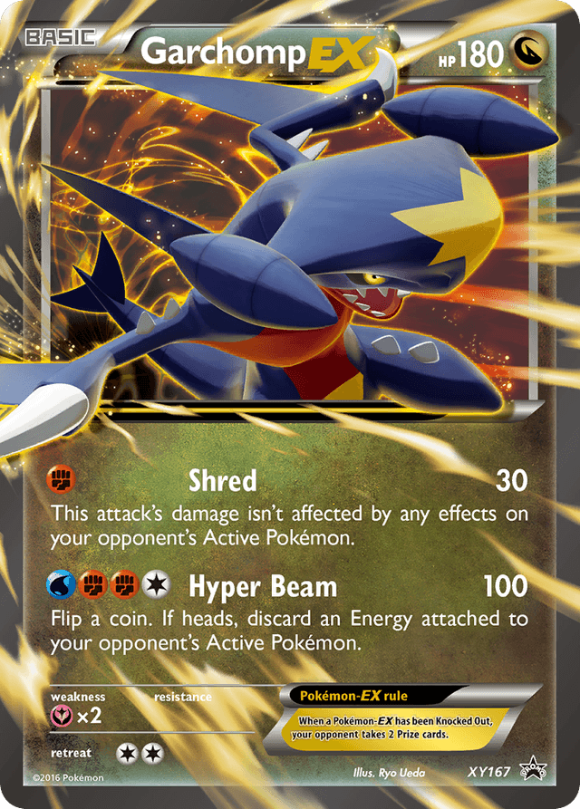 Carta Garchomp-EX XY167/211 do set XY Black Star Promos — Pokémon TCG | Bynx