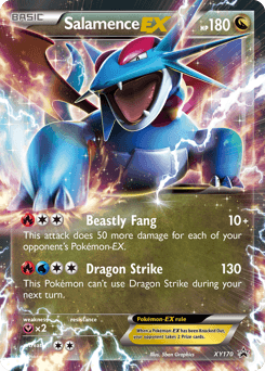 Salamence-EX XY170 — XY Black Star Promos