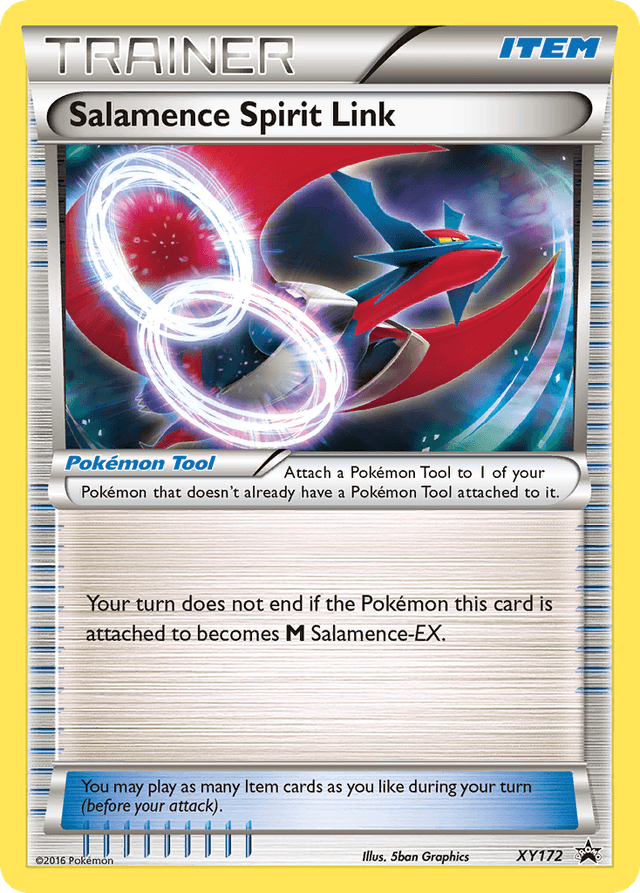 Carta Salamence Spirit Link XY172/211 do set XY Black Star Promos — Pokémon TCG | Bynx