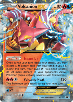 Volcanion-EX XY173 — XY Black Star Promos