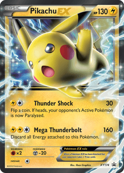 Pikachu-EX XY174 — XY Black Star Promos