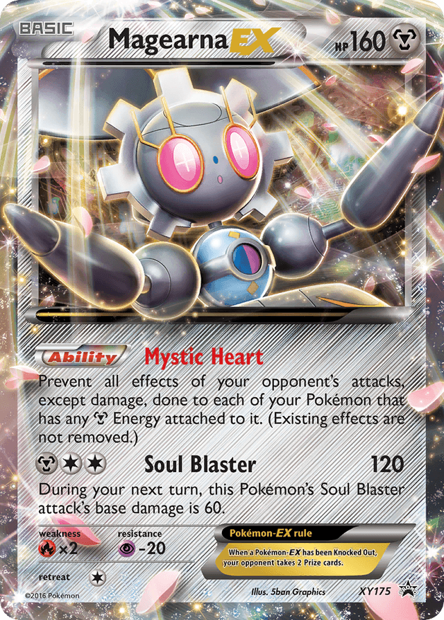 Carta Magearna-EX XY175/211 do set XY Black Star Promos — Pokémon TCG | Bynx