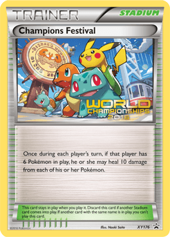 Champions Festival XY176 — XY Black Star Promos