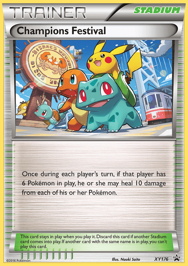 Carta Champions Festival XY176/211 do set XY Black Star Promos — Pokémon TCG | Bynx