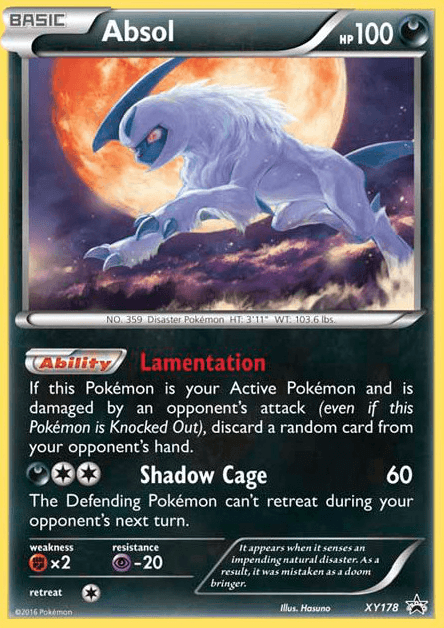 Carta Absol XY178/211 do set XY Black Star Promos — Pokémon TCG | Bynx