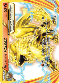 Arcanine BREAK XY180 — XY Black Star Promos