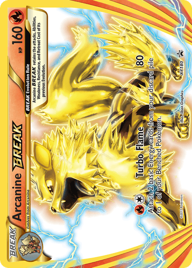 Carta Arcanine BREAK XY180/211 do set XY Black Star Promos — Pokémon TCG | Bynx