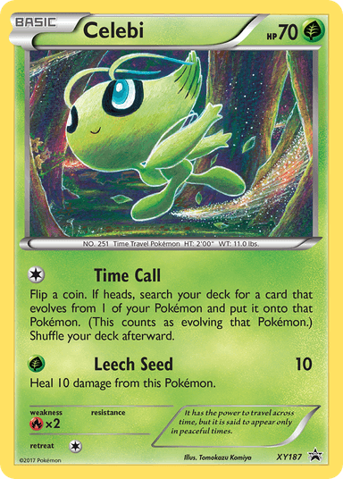 Carta Celebi XY187/211 do set XY Black Star Promos — Pokémon TCG | Bynx