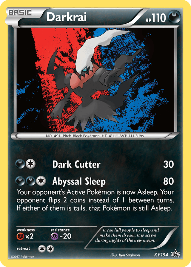 Carta Darkrai XY194/211 do set XY Black Star Promos — Pokémon TCG | Bynx