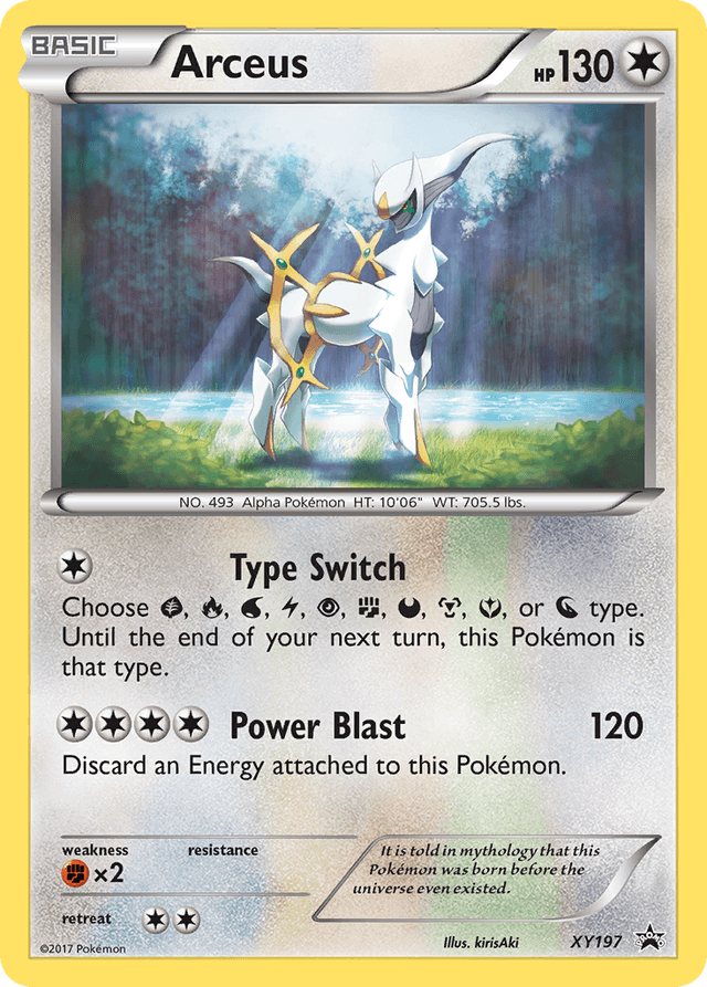 Carta Arceus XY197/211 do set XY Black Star Promos — Pokémon TCG | Bynx