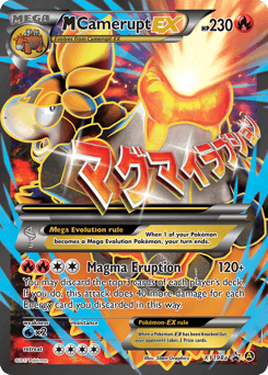 M Camerupt-EX XY198a — XY Black Star Promos