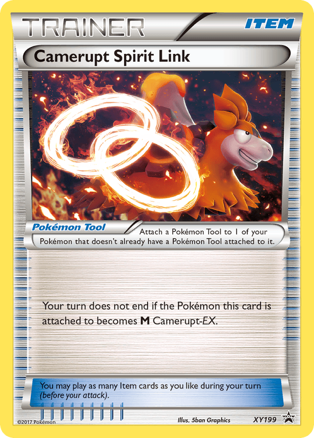 Carta Camerupt Spirit Link XY199/211 do set XY Black Star Promos — Pokémon TCG | Bynx