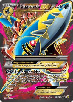 M Sharpedo-EX XY200a — XY Black Star Promos