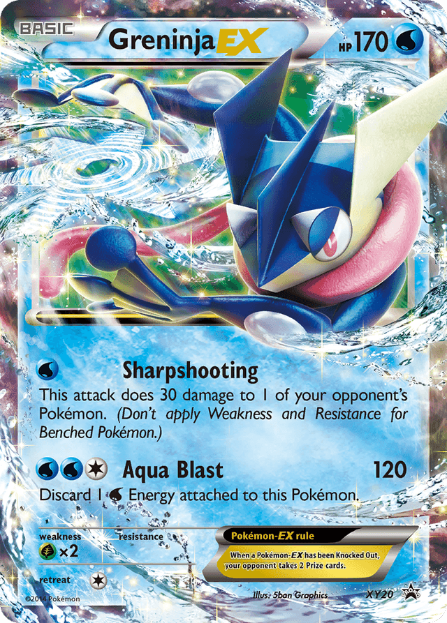 Carta Greninja-EX XY20/211 do set XY Black Star Promos — Pokémon TCG | Bynx