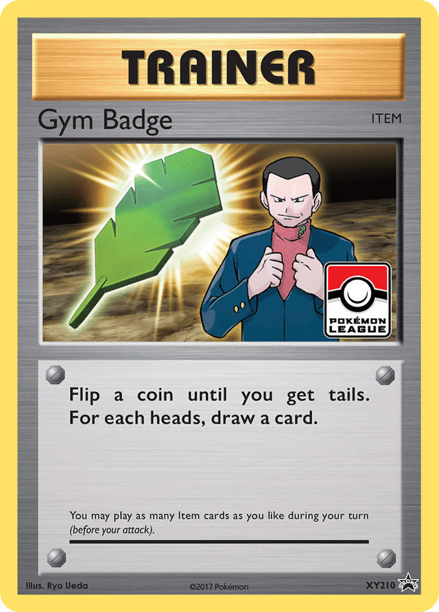 Carta Gym Badge XY210/211 do set XY Black Star Promos — Pokémon TCG | Bynx