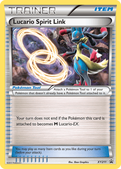 Lucario Spirit Link XY211/211 — XY Black Star Promos