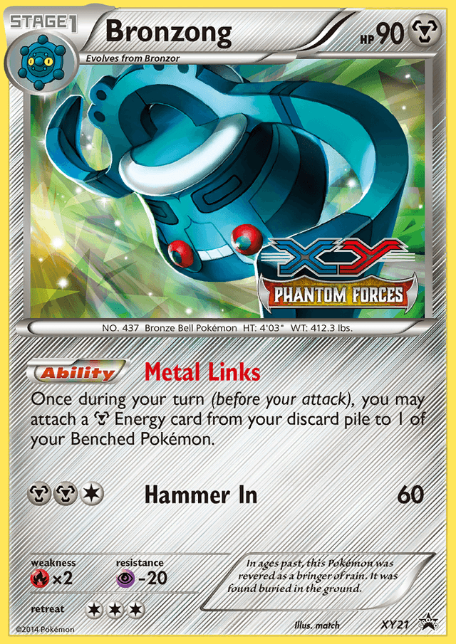 Carta Bronzong XY21/211 do set XY Black Star Promos — Pokémon TCG | Bynx