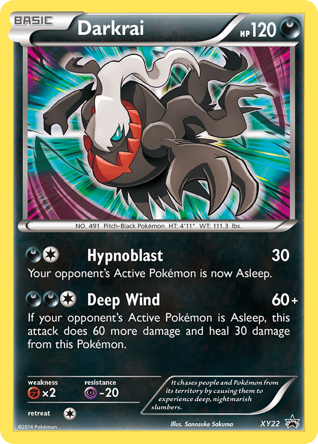 Carta Darkrai XY22/211 do set XY Black Star Promos — Pokémon TCG | Bynx