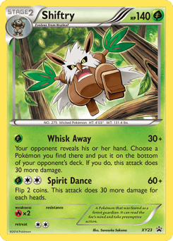 Shiftry XY23 — XY Black Star Promos