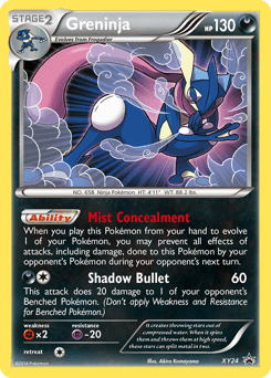 Greninja XY24 — XY Black Star Promos