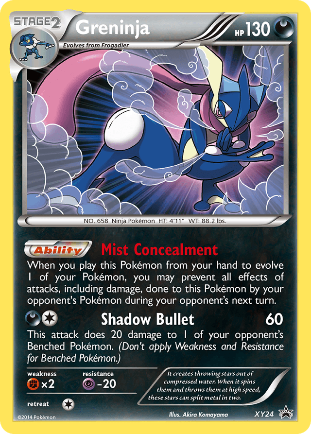 Carta Greninja XY24/211 do set XY Black Star Promos — Pokémon TCG | Bynx