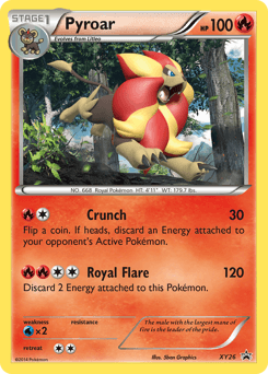 Pyroar XY26 — XY Black Star Promos