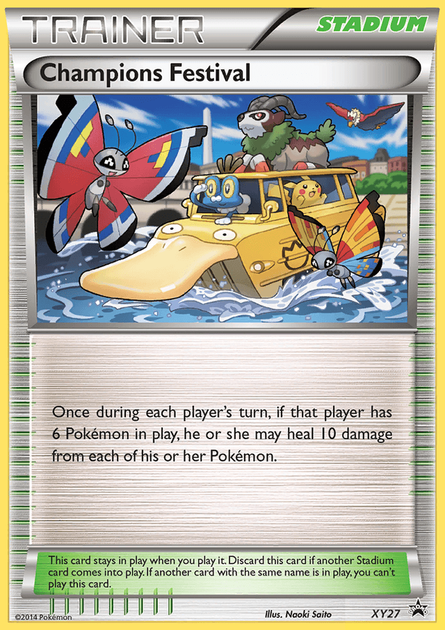 Carta Champions Festival XY27/211 do set XY Black Star Promos — Pokémon TCG | Bynx
