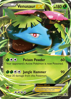 Venusaur-EX XY28 — XY Black Star Promos