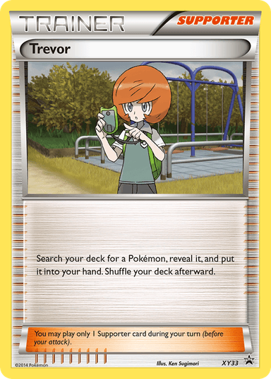 Carta Trevor XY33/211 do set XY Black Star Promos — Pokémon TCG | Bynx