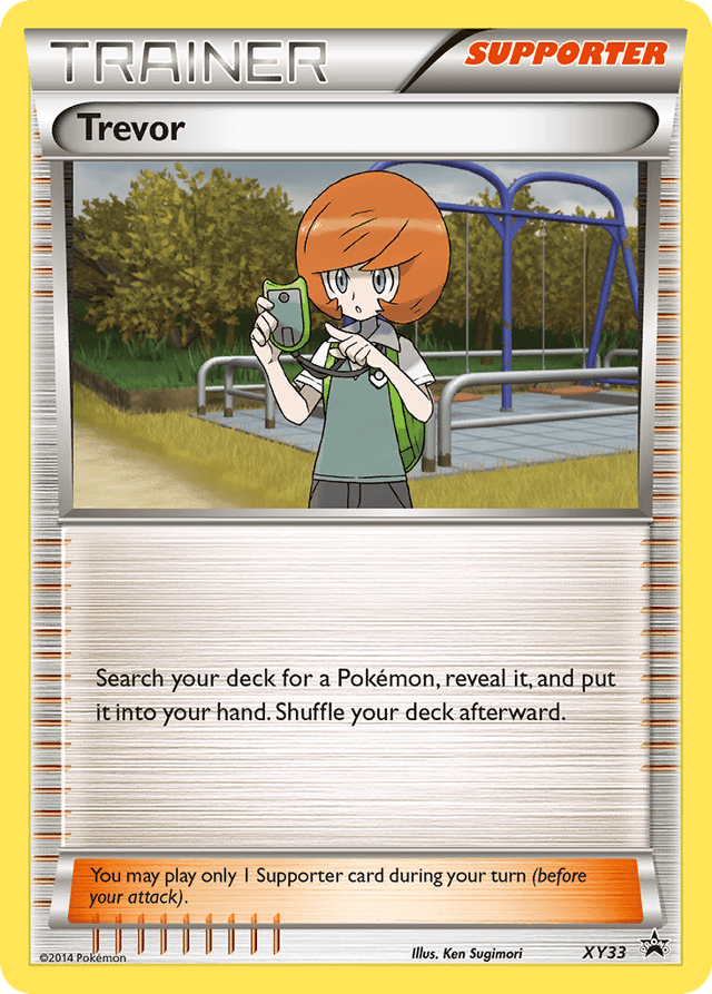 Carta Trevor XY33/211 do set XY Black Star Promos — Pokémon TCG | Bynx