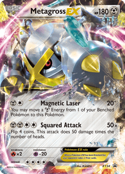 Metagross-EX XY34 — XY Black Star Promos