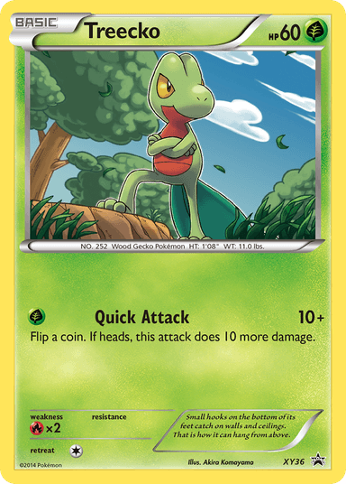 Carta Treecko XY36/211 do set XY Black Star Promos — Pokémon TCG | Bynx