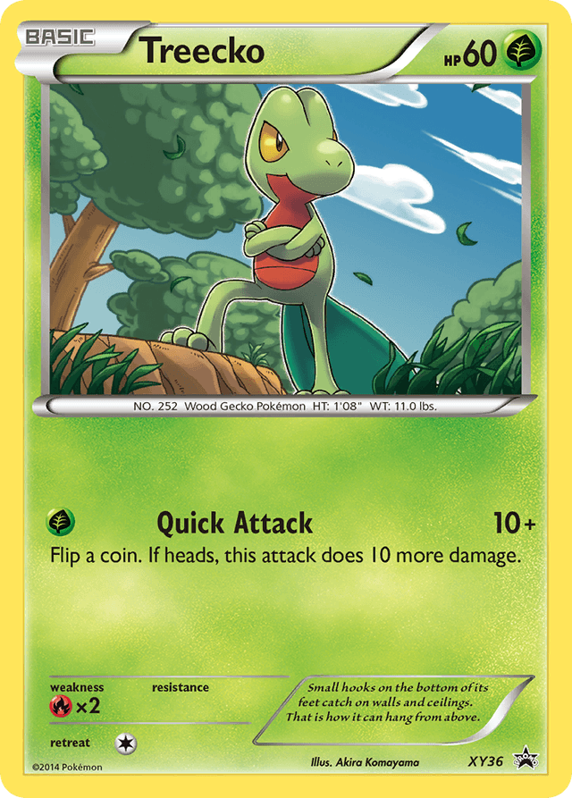 Carta Treecko XY36/211 do set XY Black Star Promos — Pokémon TCG | Bynx