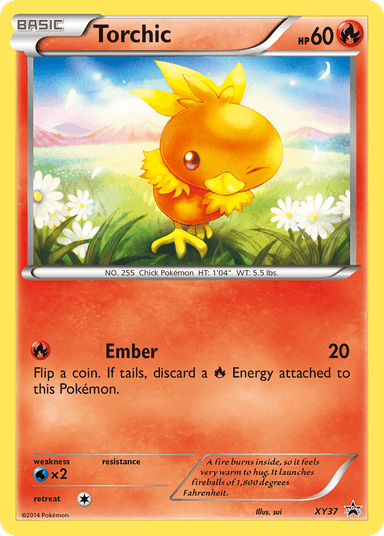 Carta Torchic XY37/211 do set XY Black Star Promos — Pokémon TCG | Bynx