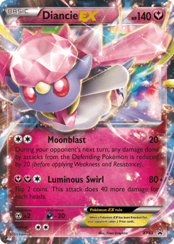 Diancie-EX XY43 — XY Black Star Promos