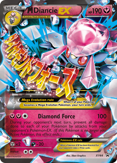 Carta M Diancie-EX XY44/211 do set XY Black Star Promos — Pokémon TCG | Bynx