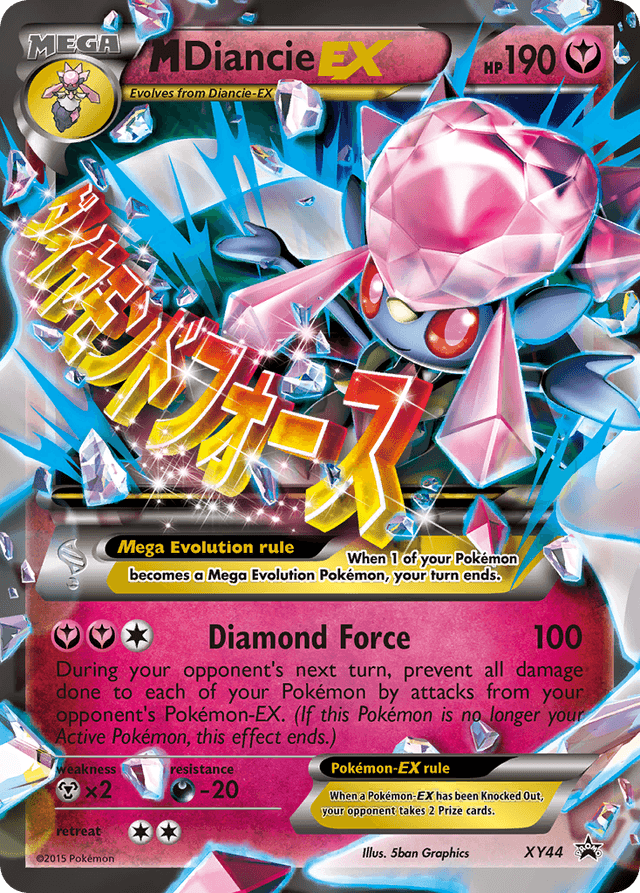 Carta M Diancie-EX XY44/211 do set XY Black Star Promos — Pokémon TCG | Bynx