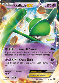 Gallade-EX XY45 — XY Black Star Promos