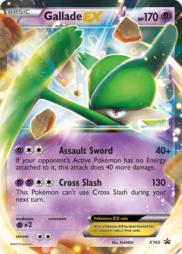 Carta Gallade-EX XY45/211 do set XY Black Star Promos — Pokémon TCG | Bynx
